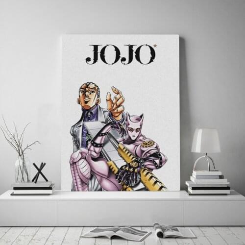 Canvas Prints Jojo S Bizarre Poster Home Decoration Killer Queen Painting Anime Role Wall Art Picture Modular Living Room Frame