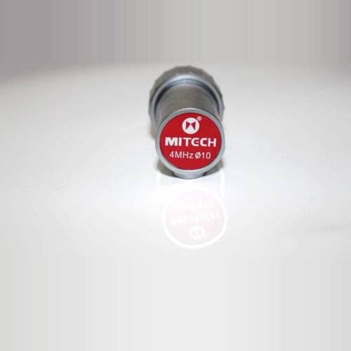 Mitech straight beam 4MHz 10mm Probe Transducer for Ultrasonic Flaw Detector Tester