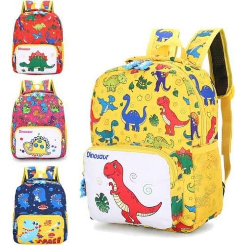 New Cartoon Kindergartenl Book Bags Children Dinosau Lightweight Rucksack mochila escolar Printing Backpack Kids School Bag Boys