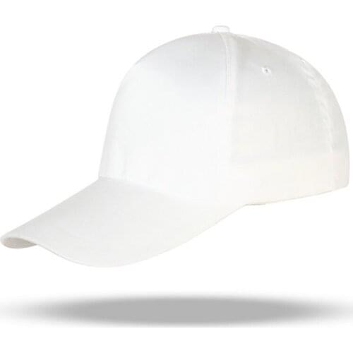 Polyester cotton solid color hat men and women solid color polyester cotton event advertising travel duck tongue hat WH VC001