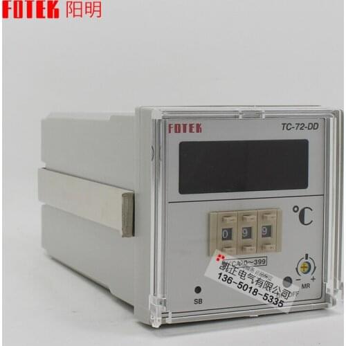 Original authentic Taiwan FOTEK digital display thermostat TC72-DD-R3 TC72-DD-R9 free shipping
