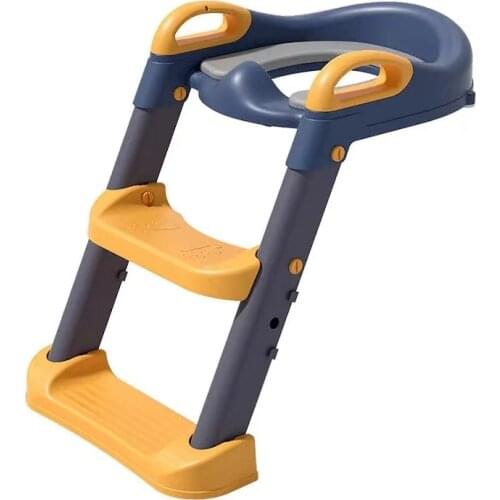 Portable Folding Adjustable Step Stool Ladder Toilet Seat Baby Potty Child Safety Seat Childrens Pot Training Chair For Boy Kid