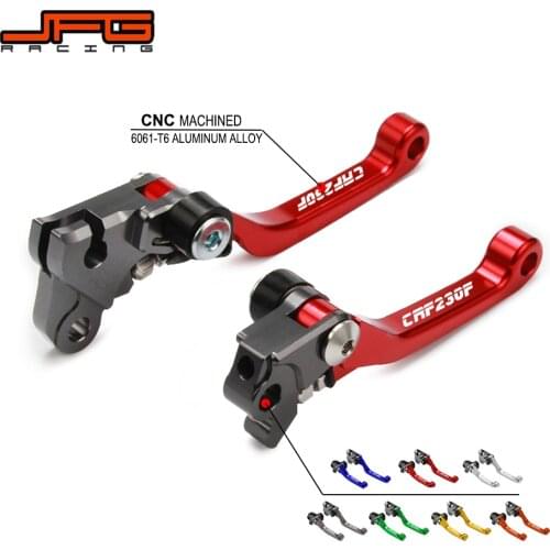 Motorcycle CNC Pivot Foldable Clutch Brake Lever For HONDA CRF150F CRF230F 2003-2017 CRF250F 2019-2021 Dirt Bike