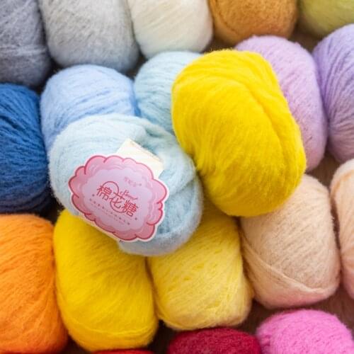 Colorful Wool Yarn Soft Smooth High Quality Yarn for Baby Hand Knitting Crochet Sweater Blanket Hat Scarf Socks DIY Needlework