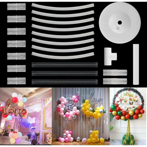 Balloon Column Arch Base Upright Display Stand for Birthday Party Confession Wedding Scene Layout Home Garden DIY Decor Bracket