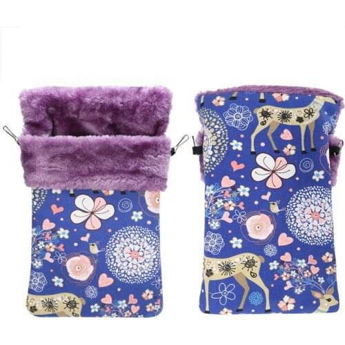 Small Pets Guinea Pig Hamster Bed House Winter Warm Sleeping Bag Windproof Comfortable Warm Nest Squirrel Hedgehog Rabbit