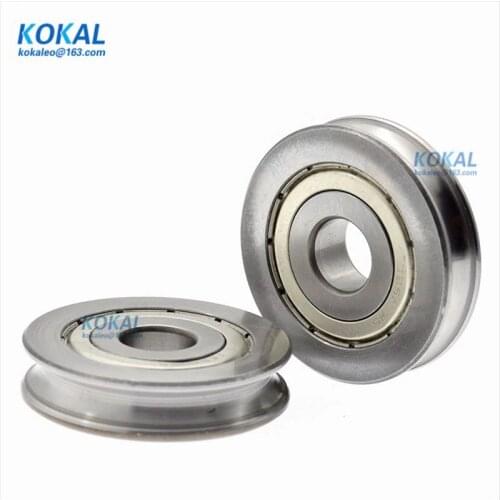 [U1243-10] Just 1pcs/Lot NON-Standard 43mm 1.7" U grooved chrome steel high quality low noise new Type Wheel bearing 12*43*10mm