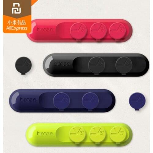 4 colors original xiaomi mijia TUP data line storage device Three-way clamp line magnetic adsorption design data storage line