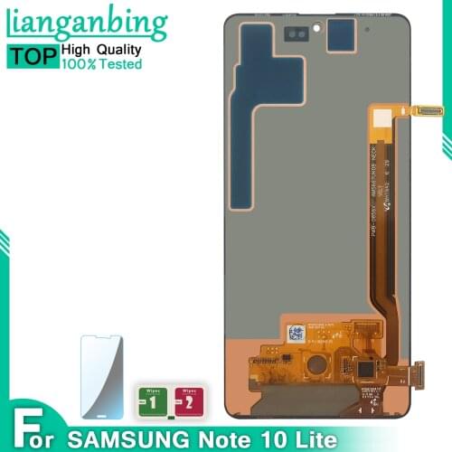 Super AMOLED LCD For Samsung Galaxy Note 10 lite Lcd N770F/DS N770F/DSM LCD Display Touch Screen Digitizer Assembly Replacement