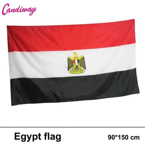 3*5FT/90*150cm Hanging Egypt FLAG egyptian Banner Office/Activity/parade/Festival/Home Decoration New fashion