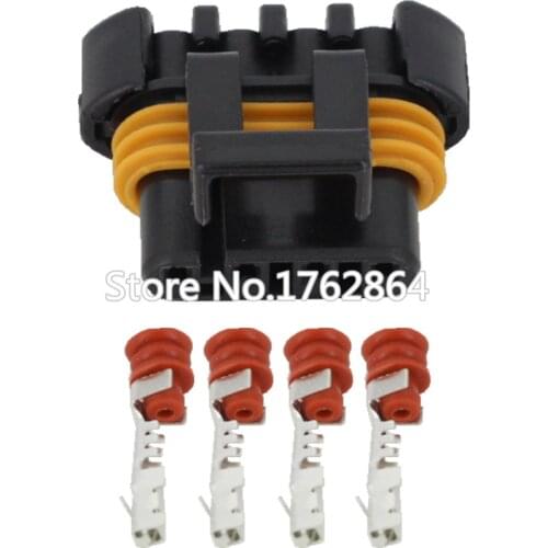 4 pin Oxygen sensor plug connectors Electrical Wire connector Plug DJ7043Y-1.5-21 4P