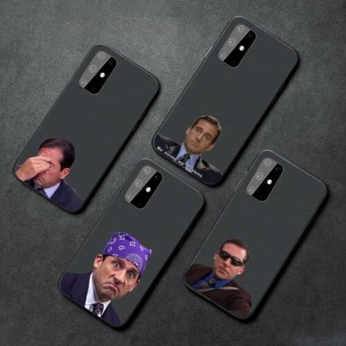 Michael Scott The Office clear Phone Case For Samsung A21S A32 A51 A52 A71 A50 A12 S10 S20 S21 Plus Fe Ultra