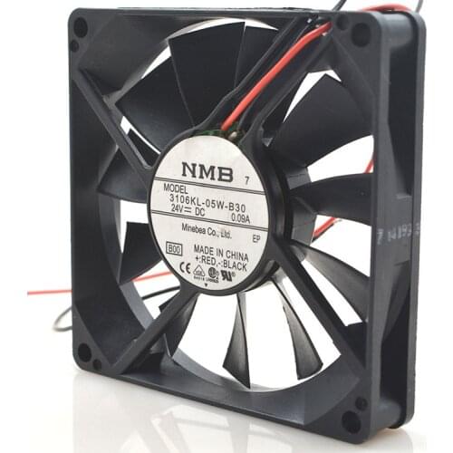FOR NMB 3106 KL-05W-B30-B00 24V 0.09 A 8015 8CM 2-wire cooling fan