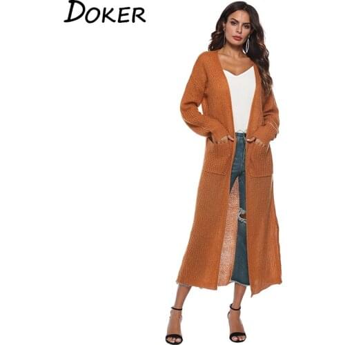 Женские вязаные кардиганы Doker China At AliExpress
