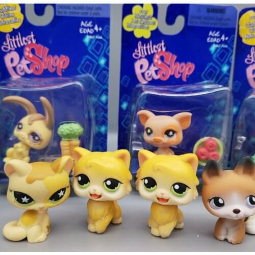 Hasbro Genuine LPS Littlest Pet Shop Cute Kawaii Toys Doll Model Anime Figures Favorites Collect Ornaments