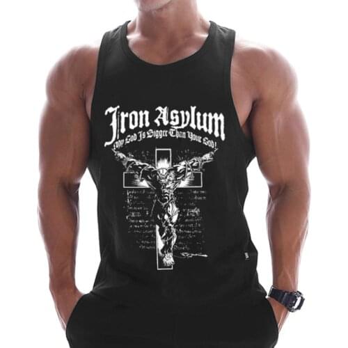 New Fitness clothing blank sleeveless mens gyms stringer tank top bodybuilding tanktop men sportwear undershirt fashion vest