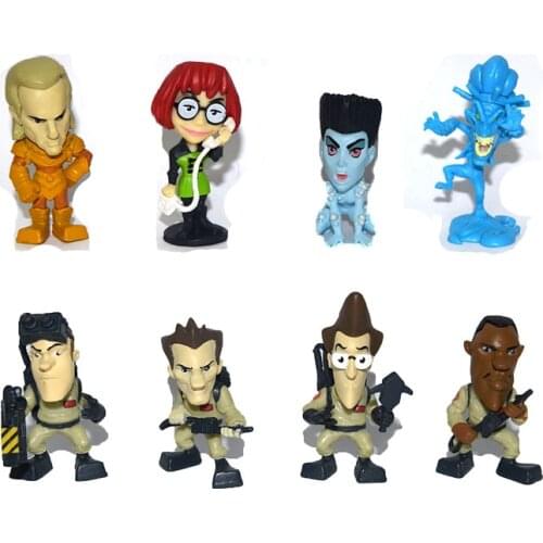 Lot of 4 Random Select Ghostbusters Tony Scoleri Janine Vigo Gozer Mini Loose Figure Set