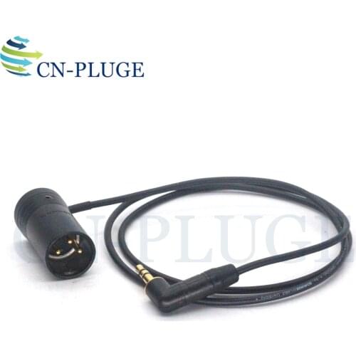 Low-Profile XLR NEUTRIK 3pin XLR male to 3.5 Audio Line, Use SOMMER SOD-14 audio cable
