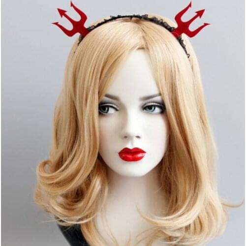 New arrival Fashion womens lovely Demon fork hairbands girls Halloween party headwear hair accessories