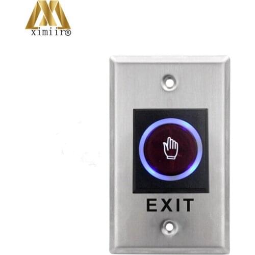Good Quality Touch Exit Button E09B Smart IR Sensor Push Buttons For Door Access Control Exit Release Button