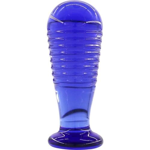 EXVOID Glass Anal Plug G Spot Prostate Massager Crystal Dildo Adult Products Butt Plug Stimulation Anal Sex Toys for Women Men