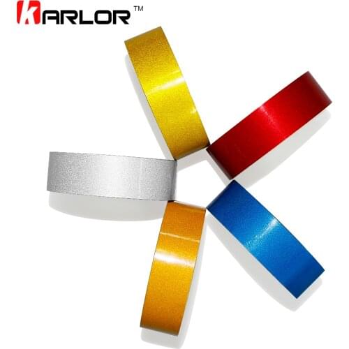 2cm*5m Car DIY Reflective Tape Sticker Strip Decoration Auto Motorcycle Truck Safety Warning Mark Signs Tapes Conspicuity Tape