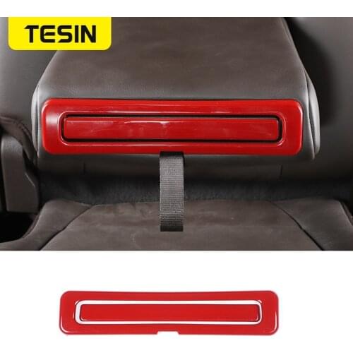 TESIN Car Drinks Holders for Ford F150 Car Rear Armrest Box Cup Holder Decoration Cover Stickes for Ford F150 2015+ Accessories