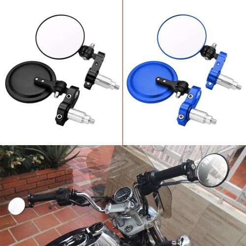 Universal Motorcycle Handle Mirror Aluminum Bar End Rearview Mirrors Accessories For Suzuki DJEBEL Gas Gas EC2T FSE FSR EC250