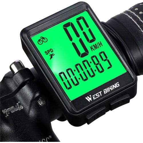 Bicycle display Waterproof Computer Wireless And Wired MTB Bike Cycling Odometer Stopwatch Speedometer Watch LED Digital Rate