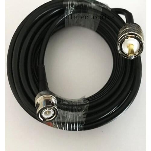 1m 2m 3m 5m 10m 15m 20m 30m RG58 Cable BNC Male to UHF Male PL259 Connector Coaxial Pigtail Wire cable