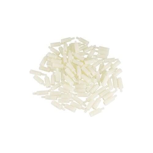 21 x 6mm Hex Offwhite PC Board Spacer Support 100 Pcs