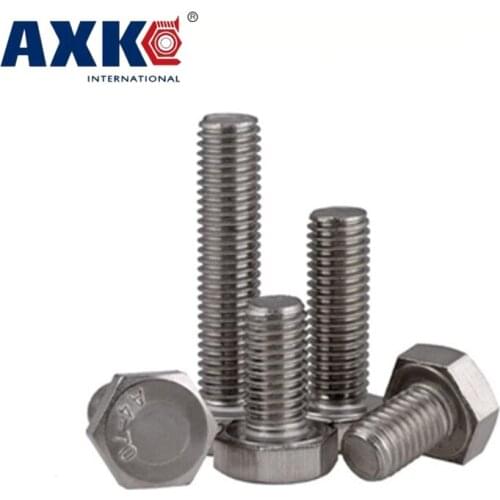 5/16-18 5*16-18*4-1/2 4-1/2" 4-1/2 Inch Length 304 Stainless Steel US America UNC Coarse Thread Screw External Hex Hexagon Bolt