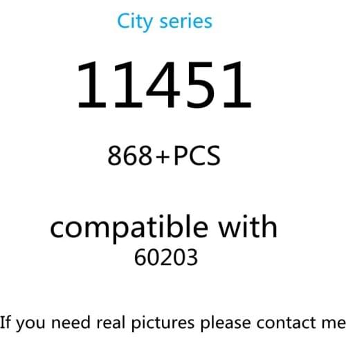868PCS 11451 Building Block Toy City Series 60203 Assembled Building Block Childrens Toy Gifts