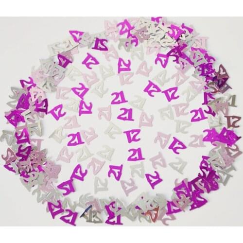 90g Pink Metallic CONFETTI Birthday Party Supplies Kid Girl Younth Table Decoration Scatters Kids Sparkle Glitz Digital