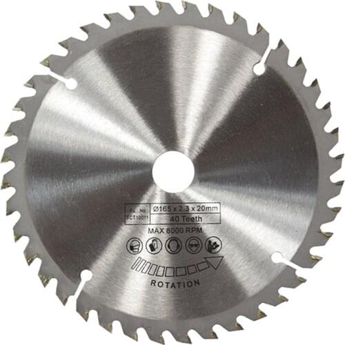 Promotion! 165mm 40T 20mm Bore TCT Circular Saw Blade Disc for Dewalt Makita Ryobi