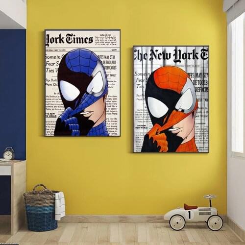 Diy 5d Diamond Painting Disney Cross Stitch Kits for Living Room Mosaic Embroidery Home Decor Marvel Spiderman Movie Cuadros