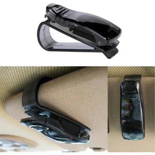 Car Glasses Case Fastener Clip Car Sun Visor Sunglasses Holder Accessories for Mitsubishi lancer outlander ASX pajero 2 Canter