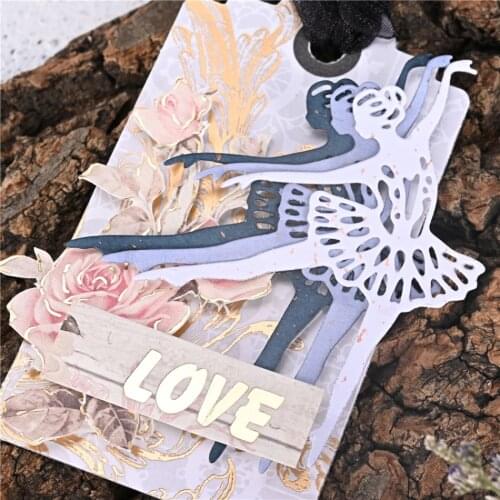 Ballet Dancer Metal Cutting Dies Scrapbooking Mold Stencil Die Cuts Paper Card Making DIY Craft Embossing New Dies For 2020