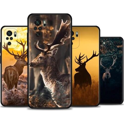 Deer Hunting Camo Soft Funda for Redmi K40 Plus 9A 9C 9T Coque Phone case For Redmi Note 10 Pro Max 9 9s 9t 8t 7 Cover
