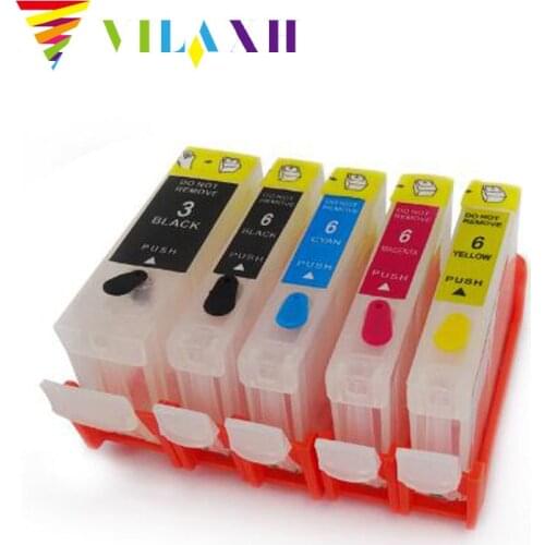 Vilaxh BCI 3 BCI6 Refillable Ink Cartridge For Canon bci-3 ink For canon i560 i850 i860 ip4000 IP3000 ip3300 S600 S630 S750 i550