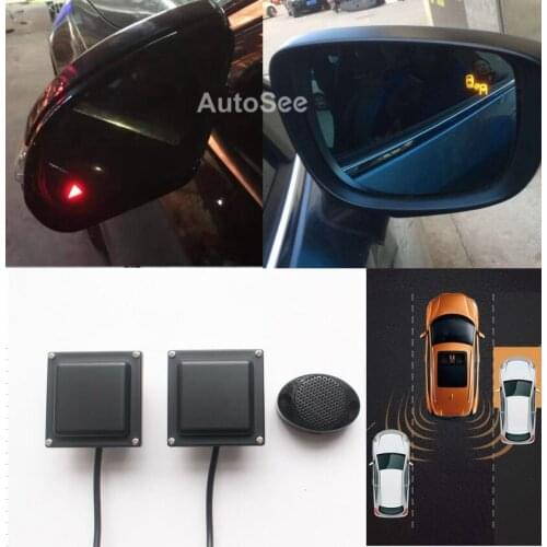 For Benz A B C E S R G series GLA GLC GLE GLK GLS BSD BSW blind spot 24GHZ Radar Sensor detection LCA Mirror LED light warning