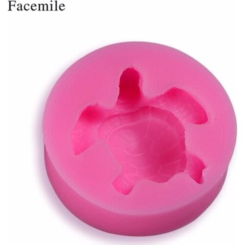 Facemile DIY Sea Turtle Cake Decorating Tools Fondant Chocolate Pudding Silicone Cake Mold Baking Tools Tortoise Pastry Soap