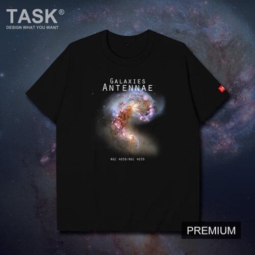 The Antennae Galaxies Astronomical Supergalaxy Collision T-Shirt Corvus Summer Cotton Short Sleeve O-Neck Unisex T Shirt S-3XL