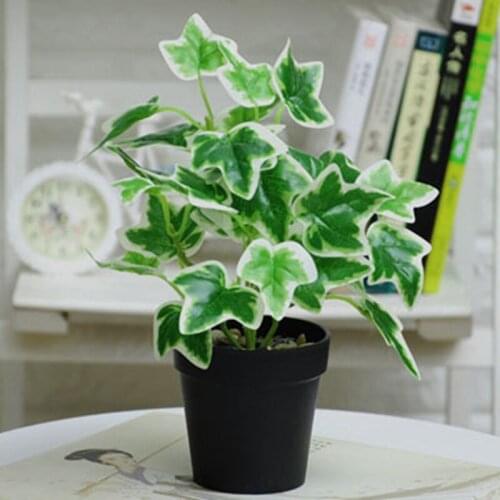 Imitation Green Plant Decorative Plastic Potted For Indoor And Outdoor Activities