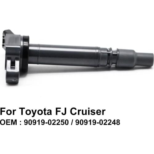 COWTOTAL Ignition Coil for Toyota FJ Cruiser Engine Code 1GR 4.0L OEM 90919-02248 / 90919-02250 ( Pack of 4 )
