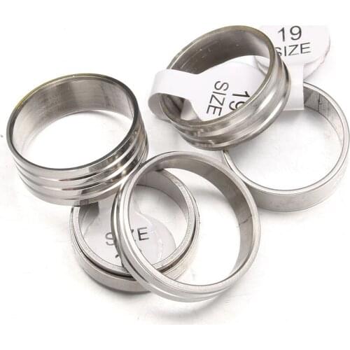 20Pcs Mixed Style Rings Stainless Steel Ring Exquisite Workmanship Comfortable To Wear for Women Lady Charming Jewelry Gifts