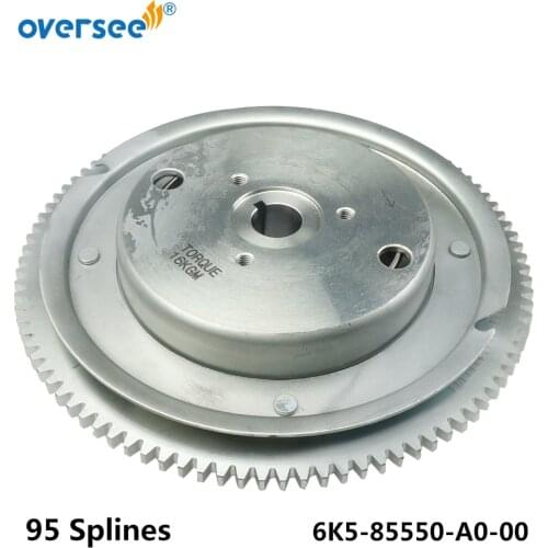 OVERSEE 60HP 70HP Flywheel Rotor 6K5-85550-A0-00 For Yamaha Outboard Engine 60HP 6K5 2 Stroke