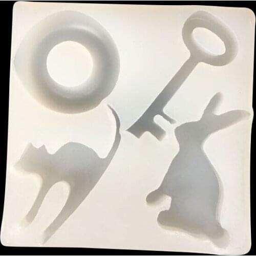 Small Animal Epoxy Silicone Mold Safety Buckle Xiao Mao 16282