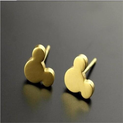 Fashion Cartoon Micky Mouse Earrings for Women girls Cute Animal Small Earrings charm pretty gift Christmas jewelry