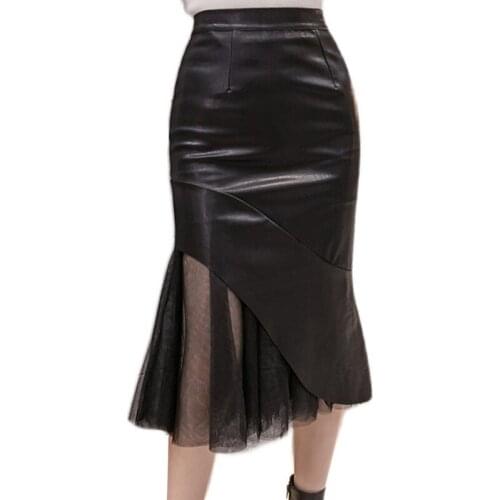 Mutaoru Women's Leather Skirts